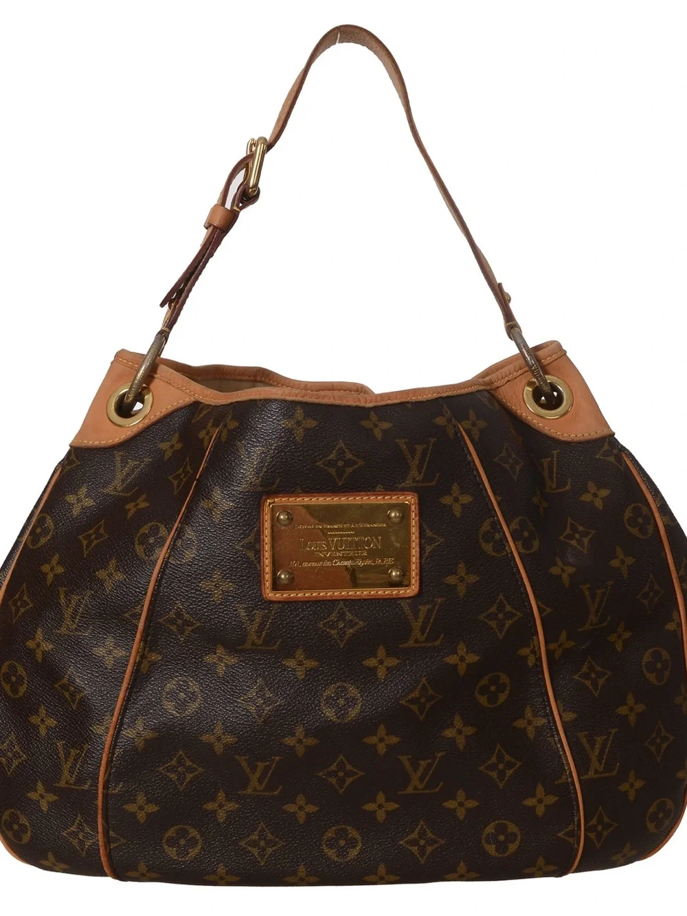 ♥️Louis Vuitton Galliera MM Monogram Canvas Shoulder Bag in Brown and Tan♥️